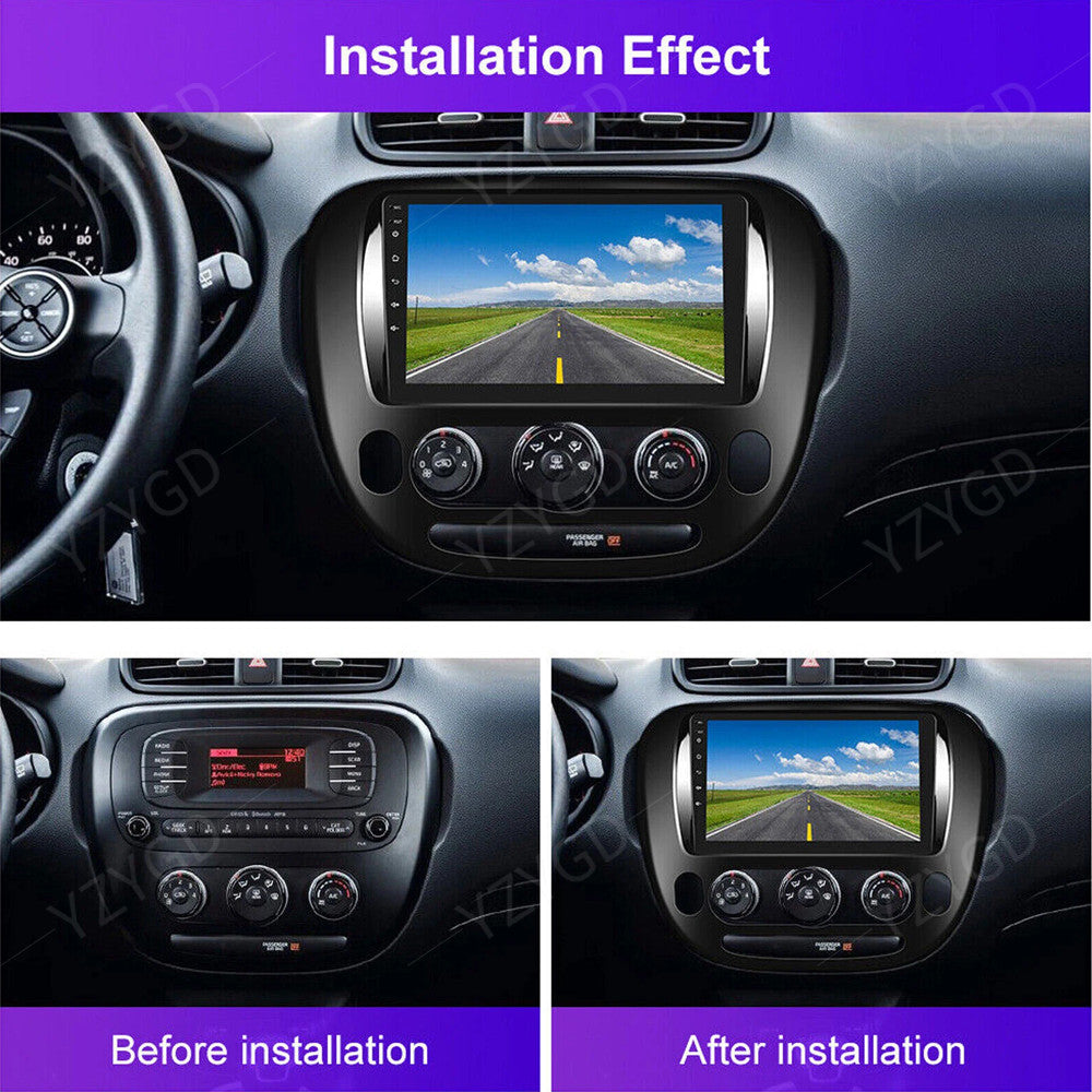for KIA Soul 2014-2019 9 Android Auto Carplay Car Radio Stereo GPS Navi WIFI BT