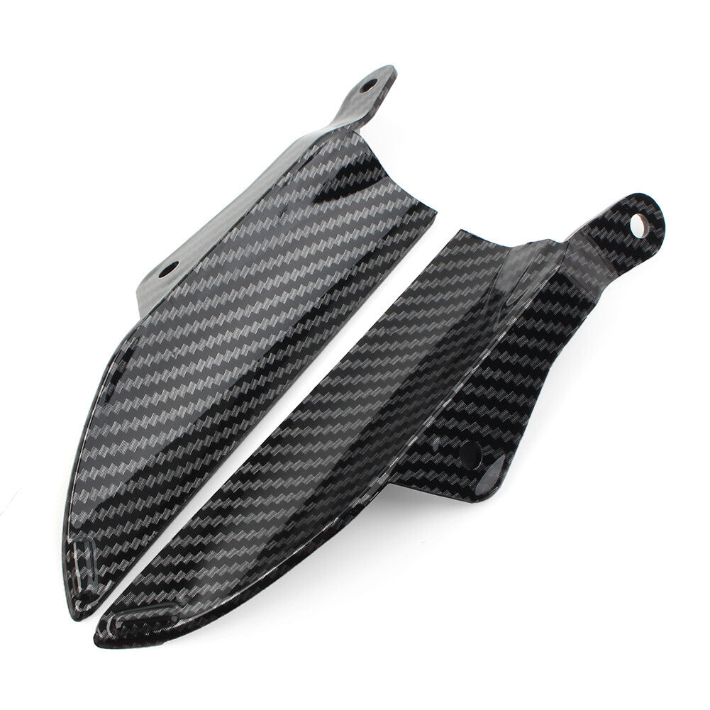 Fit Daytona 675 2006-2012 Front Headlight Side Fairing Cowl Carbon Fiber