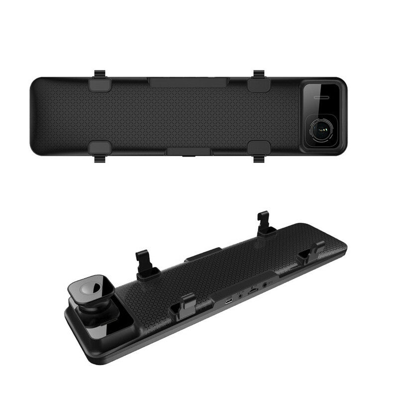 Touch Car DVR 2K Mirror Dash Cam Auto Recorder Dual Lens Waterproof Rear Camera