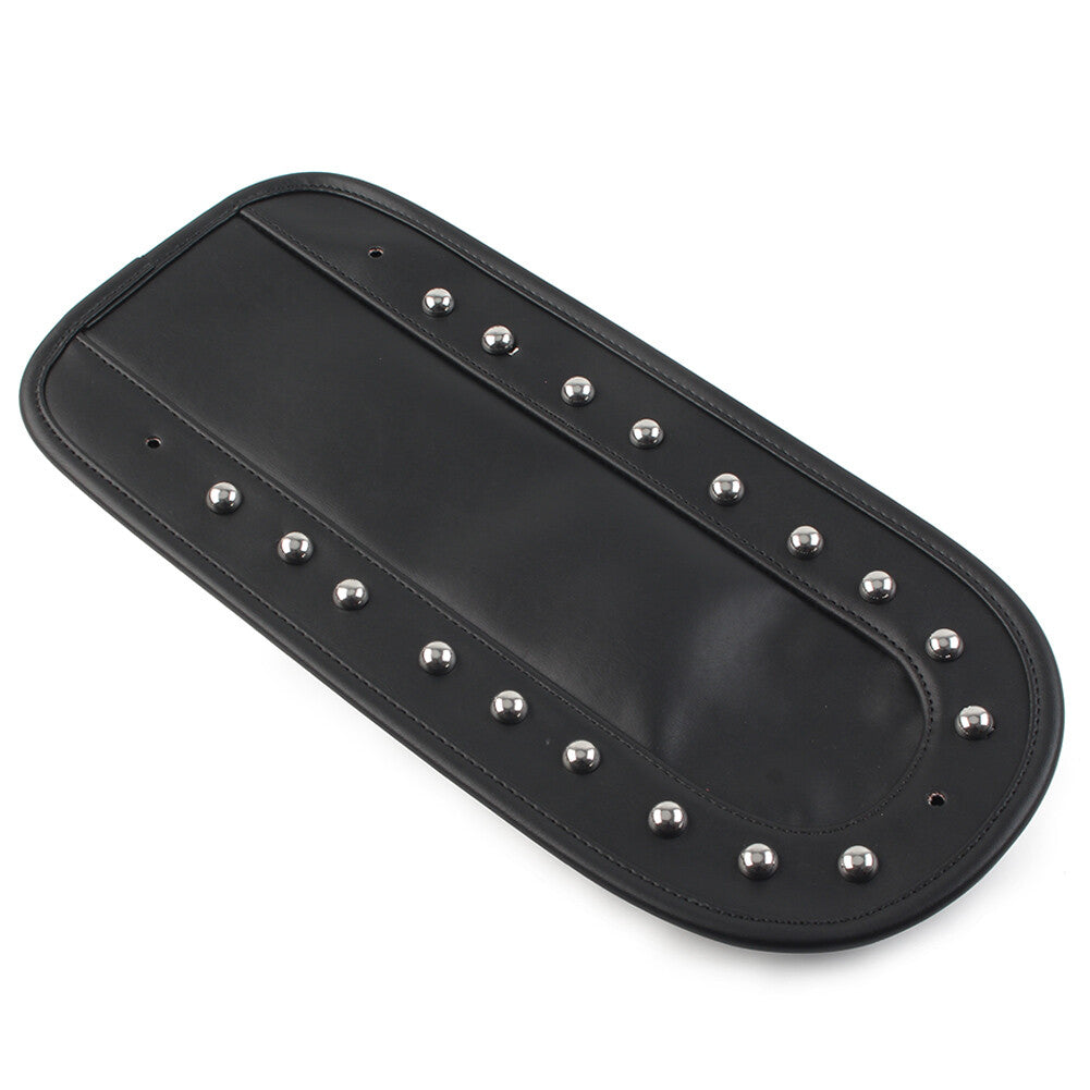 Rear Fender Bib Solo for Seat PU Leather Black for Harley Heritage Softail 2006-17