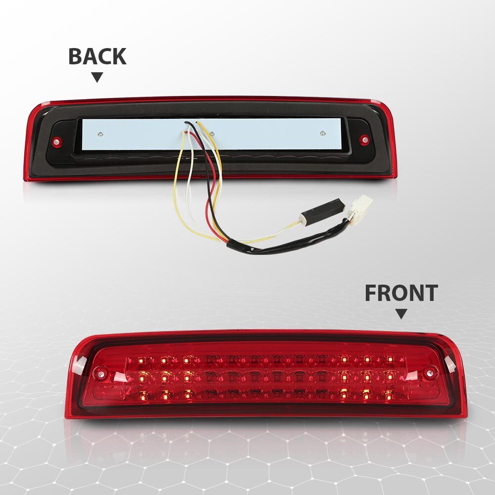 Fits 2009-2017 for Ram 1500 2500 3500 LED Level 3 Red Cream