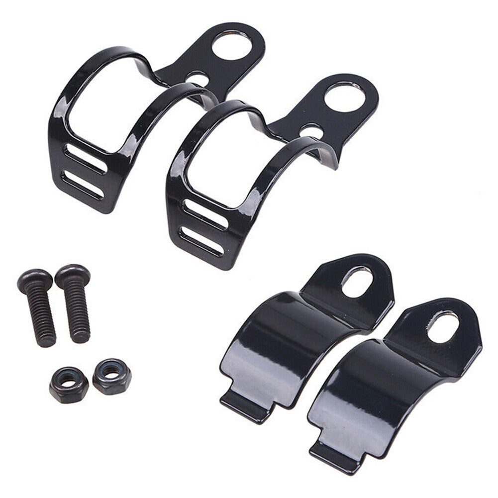 Motorcycle Fork Ear Clamp Turn Signal Light Bracket Holder for Harley Chopper