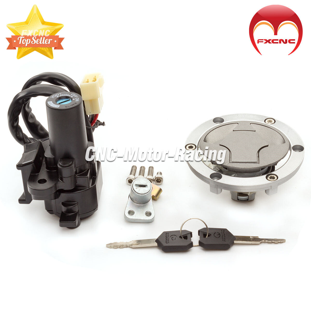 Suitable for Kawasaki ignition switch, gas cap, for seat lock key, Ninja300 2013-2015-2016-2017