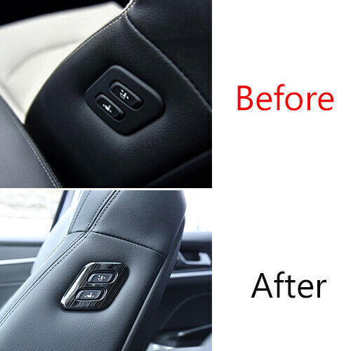 Car Inner for Seat Adjustment Button Cover Trim for Kia K5 2021-2022 Black Titanium