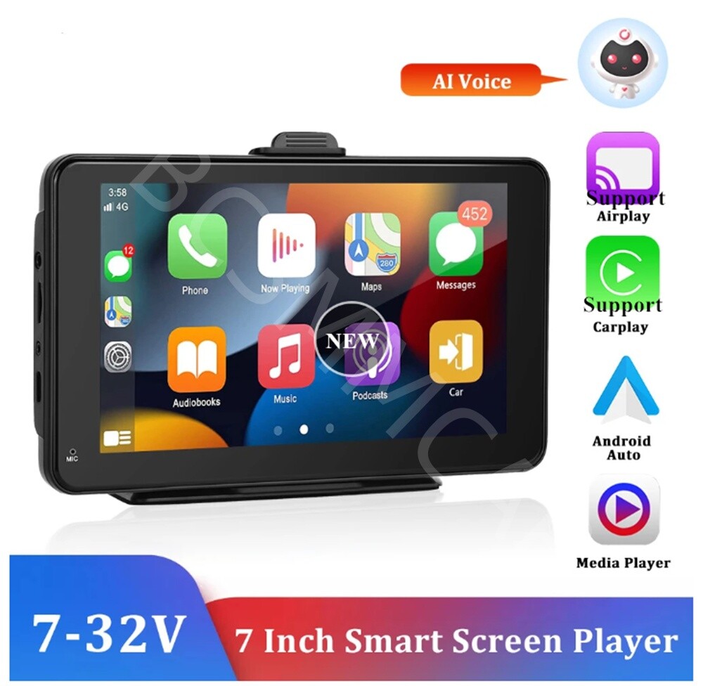 Car Stereo For Apple CarPlay 7in Touchscreen Bluetooth Radio USB FM Transmitter