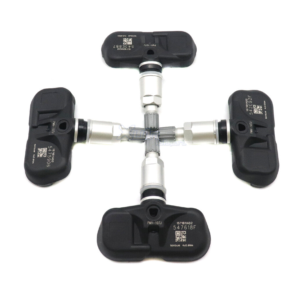 4-pack of new Tire Pressure Sensors (TPMS) for Toyota for Scion and for Lexus PMV-107J 42607-33021