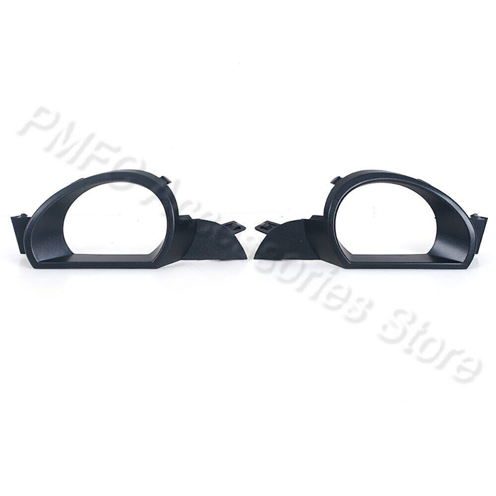 1 Pair for Audi Q7 Pre-Facelift 2007-2009 Front Bumper Fog Light Lamp Cover Trim