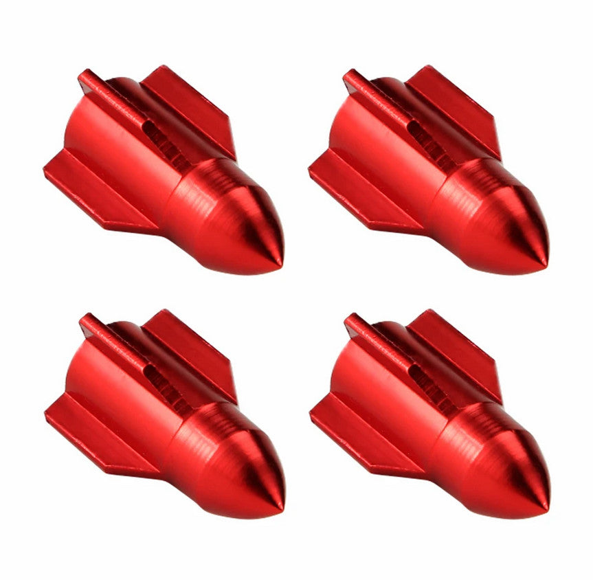 4-piece car tire valve cover rod air dust cover dustproof blue stud for Cadillac