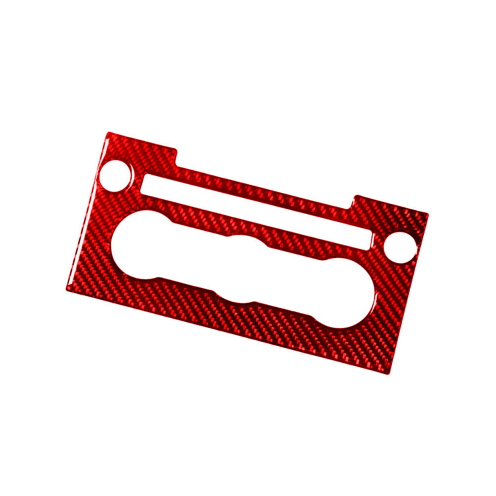 Red Carbon Fiber A/C Control Panel Trimming For Land for Range Rover Sport 2014-2017