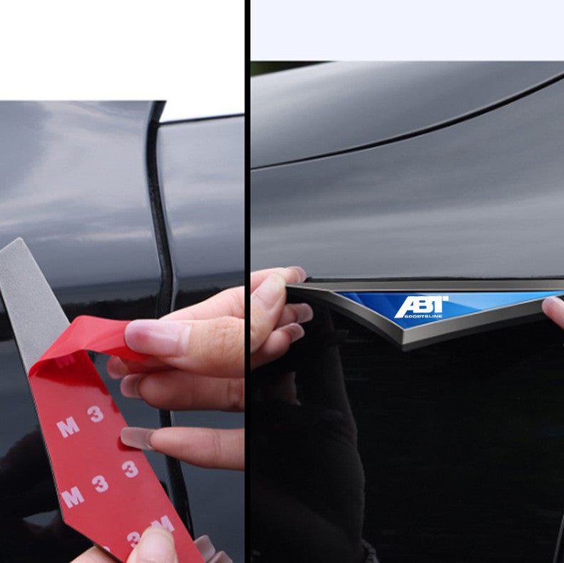 4-piece set of 68mm Advanti racing wheel caps, wheel center caps, and chrome-plated wheel logos.