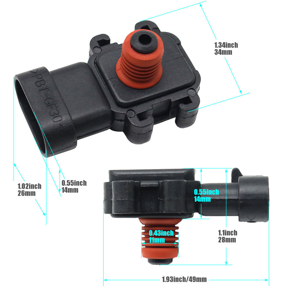 1PCS NEW NOX Sensor SNS318A 12718676 for Chevrolet for GMC for SIERRA 2500HD 2017-2019