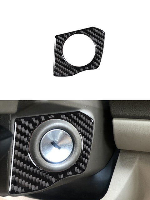 19Pcs Carbon Fiber Full Interior Set Kit Cover Trim for Jeep Liberty 2008-2012