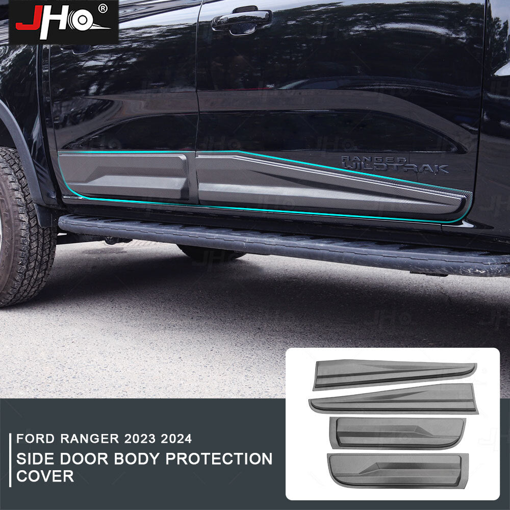 Door Body Side Fender Cover Trim Body Guard Molding Cover for Ford Ranger 2023+