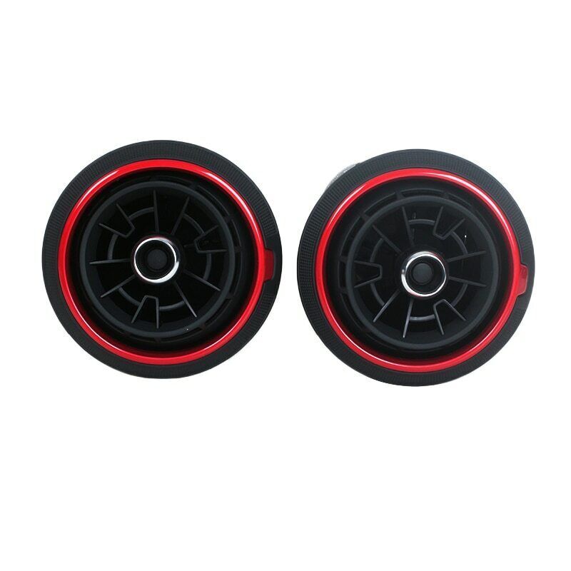 3pcs Red Dashboard Air Vent Conditioner Outlet for Audi A3 S3 RS3 2017-2018