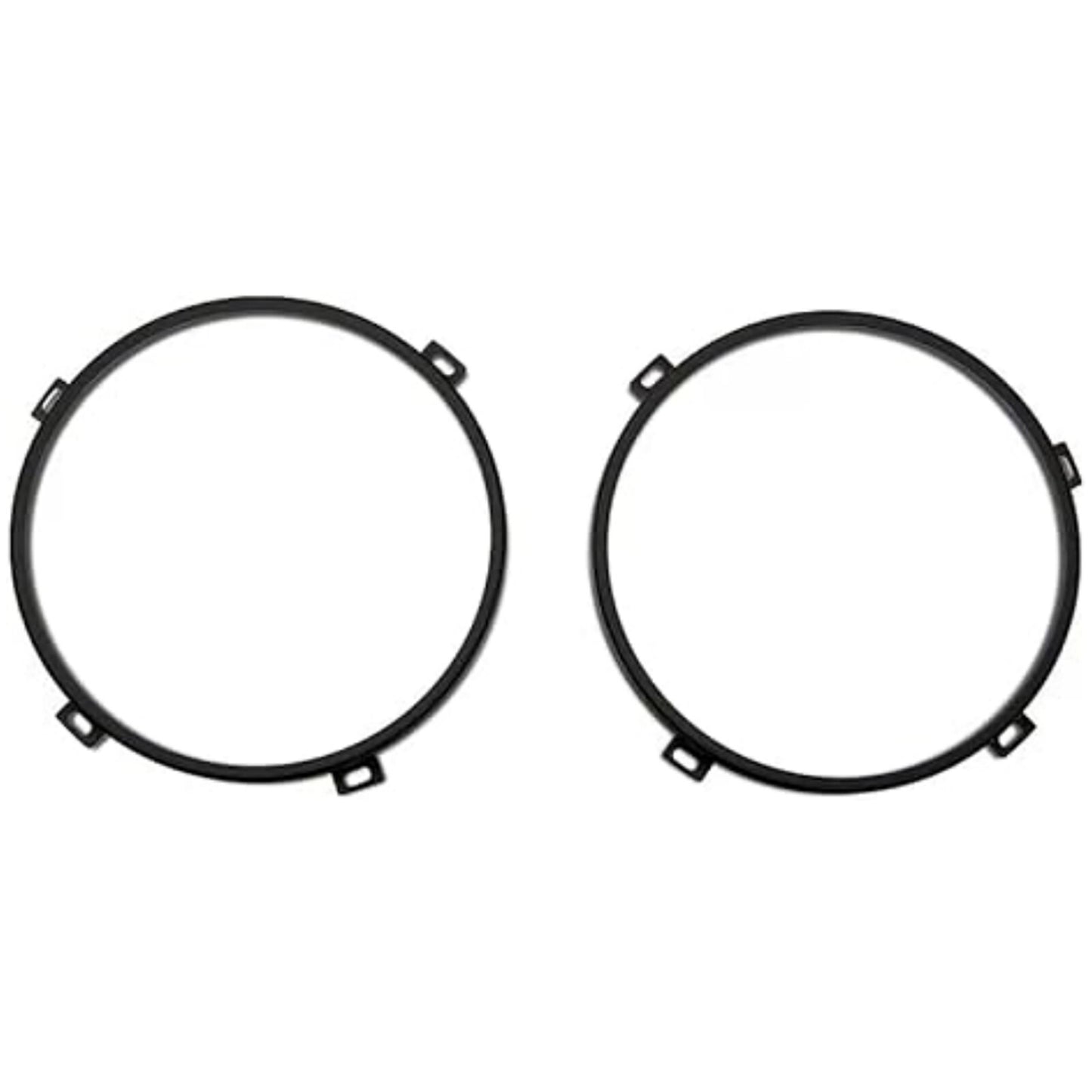 2Pack Round Headlight Mount Bracket Rings Parts for Jeep for Wrangler JK 2007-2017