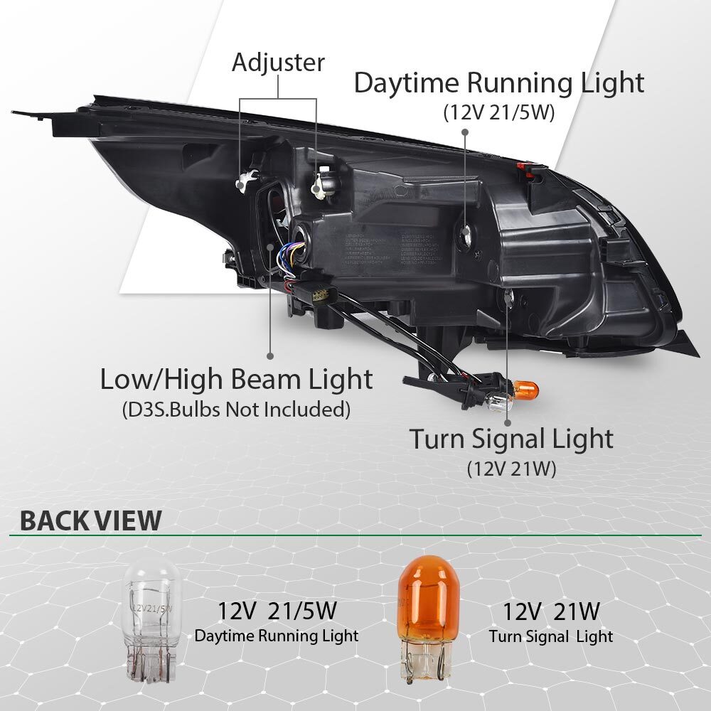 Suitable for the left side of the 2016 for Chevrolet Malibu Limited Edition 2013-2015 HID headlight driver.