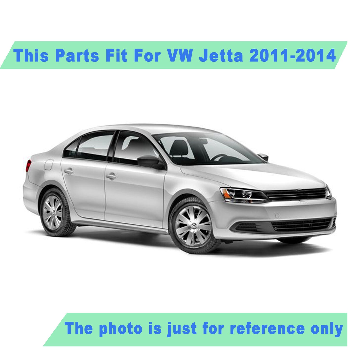 for VW for Jetta Car Front Bumper Retainer Brackets Spacer Left Right Pair 2011-2014