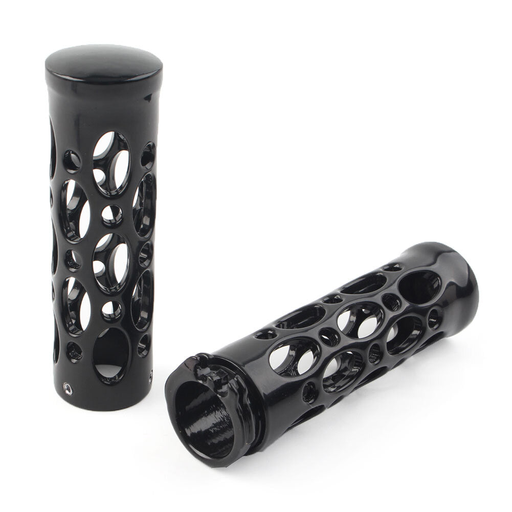 1 Handle Bar Black Hand Grips for Yamaha V Star 650 1100 Custom Classic for Honda