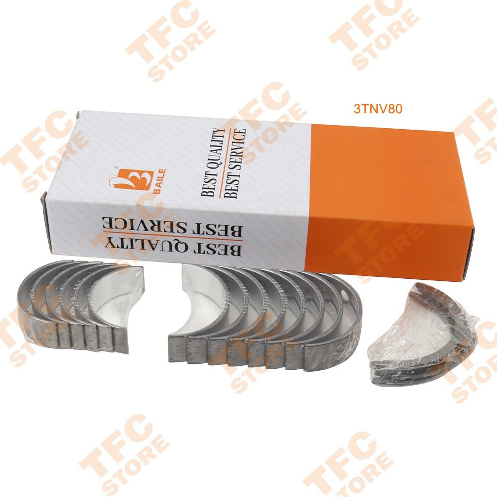 3TNV80 Crankshaft Main Bearing Con Rod Bearing Set for Yanmar 3TNV80F Engine