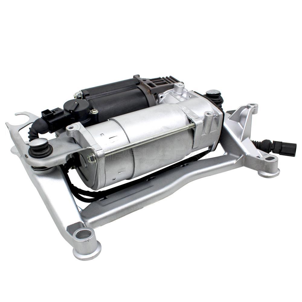 Air Suspension Compressor Pump for Audi Q7 (4LB) 2006-2015 7L8616006A w/Bracket