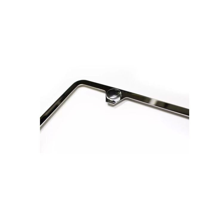Car license plate frame cover cap rear boot ultra-thin chrome plating suitable for ford 1 piece