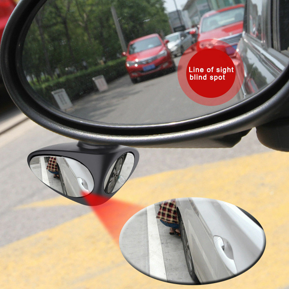 2 Side 360¡ã Rotatable Auto Car Blind Spot Convex Rear View Parking Mirror Safety