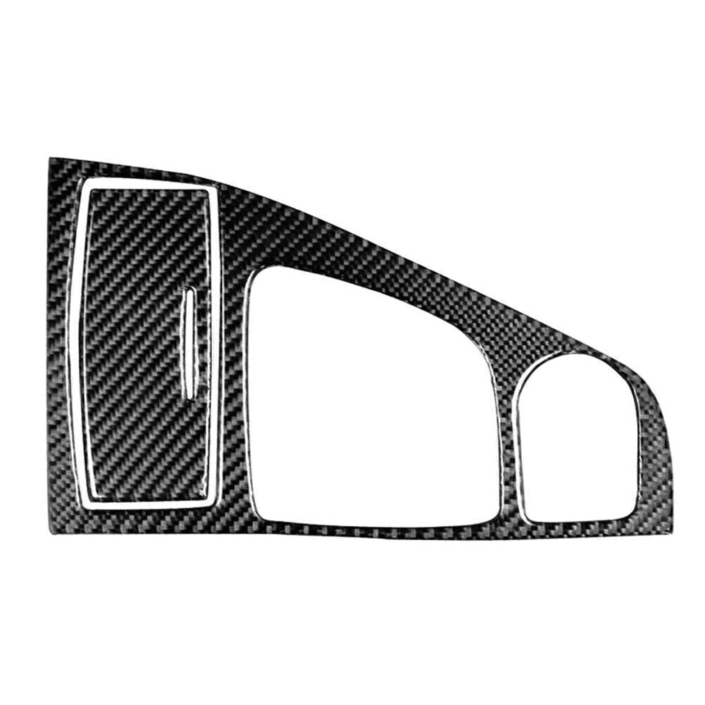 Carbon Fiber Gear Console Panel Ashtray Cover Trim for Infiniti Q50 2015-2019 18