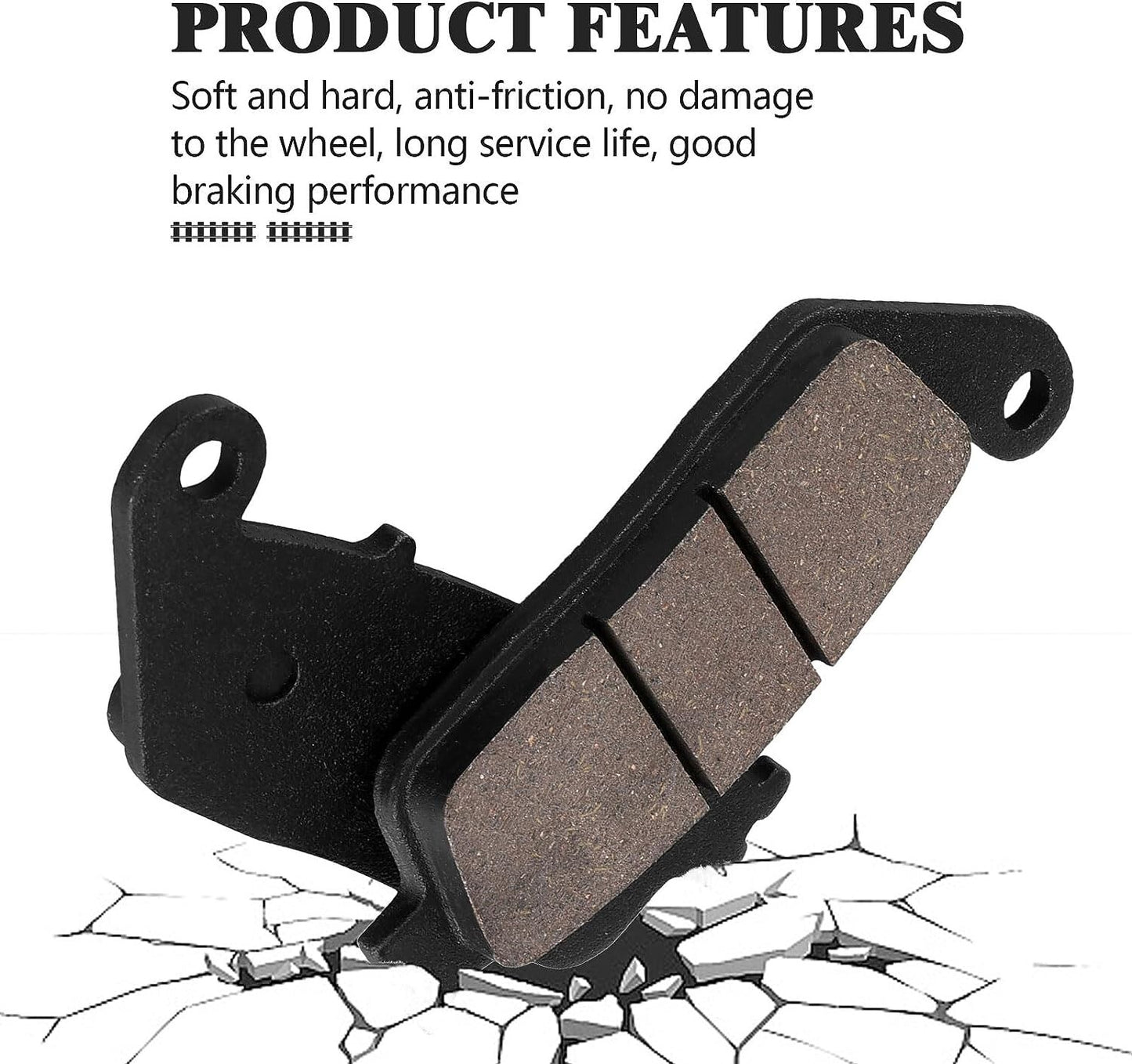 Front and Rear Brake Pads for Honda 750 VF750C Magna 1994-2003 VT750C Shadow