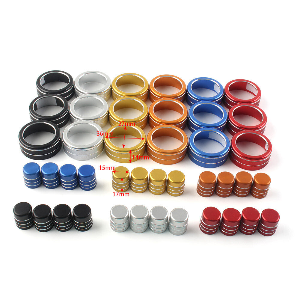 for Honda for Civic 11th 2022+ For CRV Central Control Switch Knob Ring Cover Trim