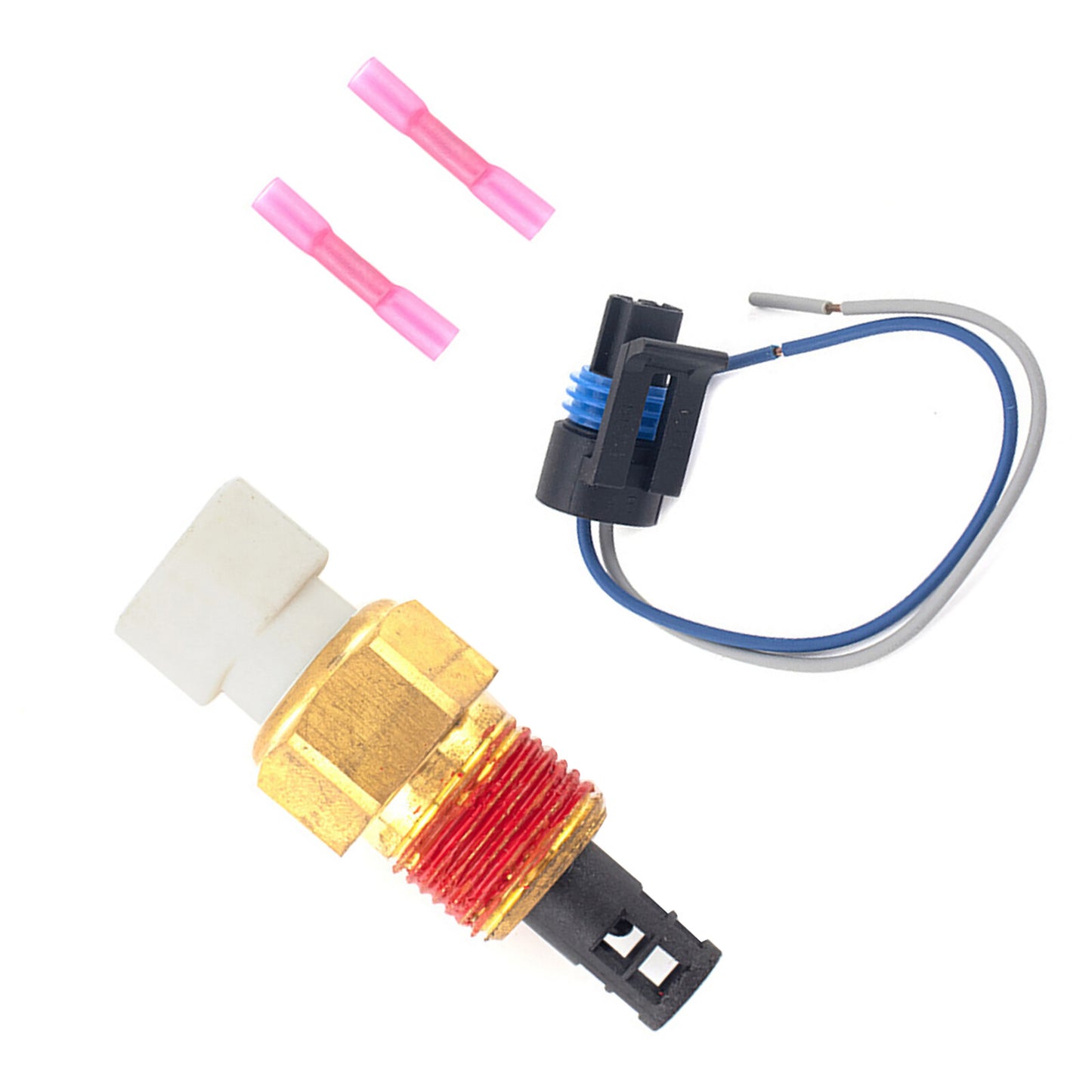 1 PC New Air Intake Temperature Sensor with Harness Connecting Terminal