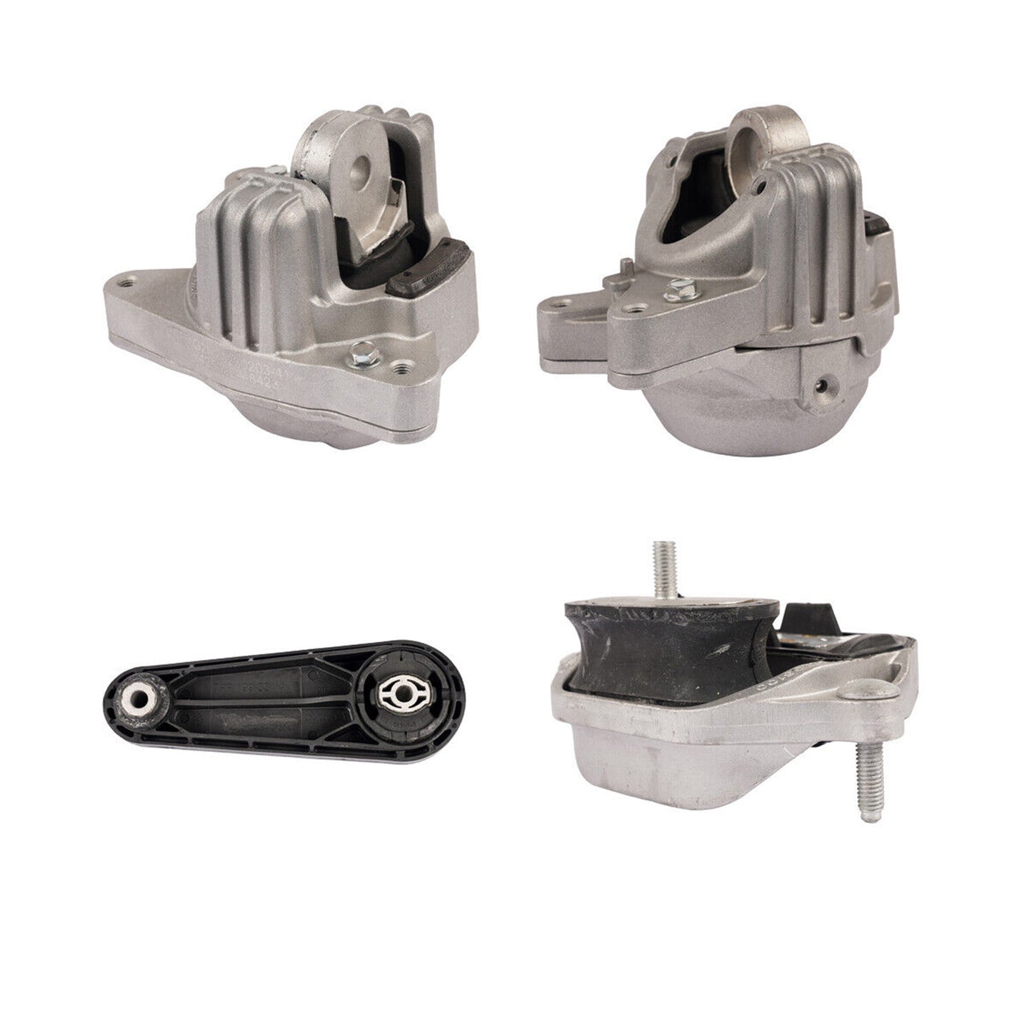 for Porsche Macan 95B 3.0L 94637505740 94637505840 Engine Trans Mount Set 4Pcs
