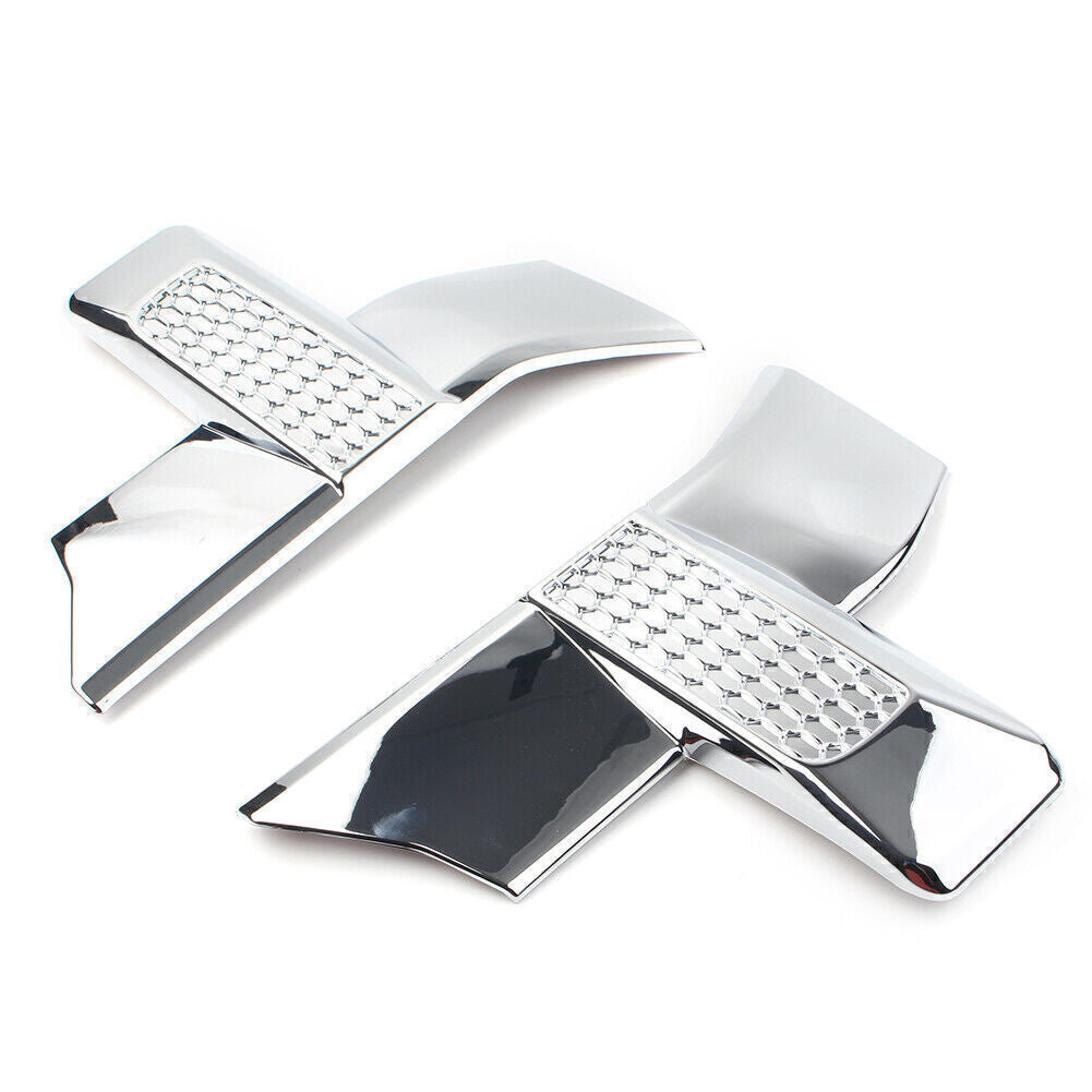 2PCS Front Bumper Headlight Grille Chrome Cover Trim Fit for Ford F150 T 2015-2017