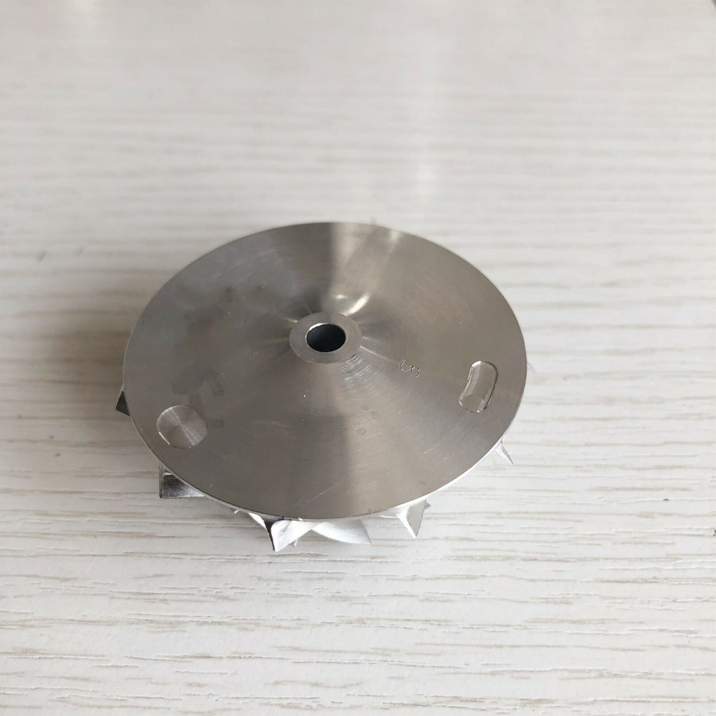 RHF5 36.60/52.50 mm 11+0 blade billet compressor wheel suitable for Mazda VJ26