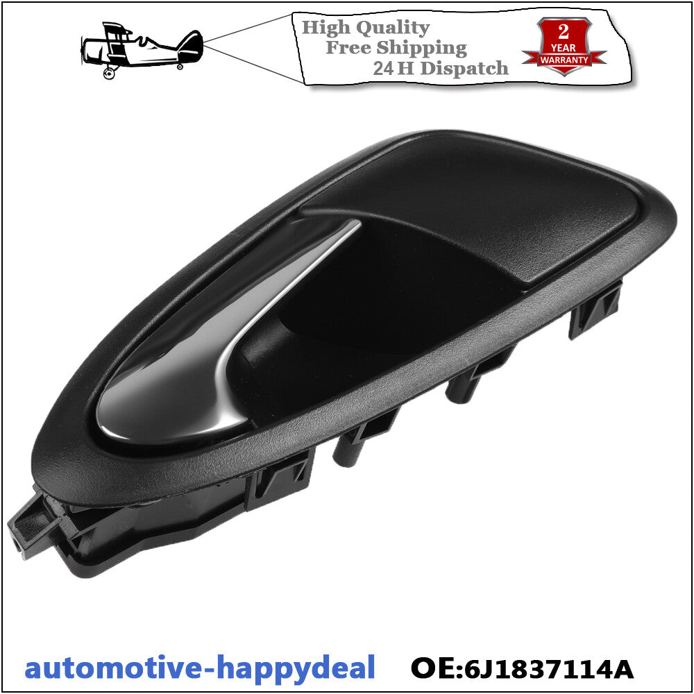 Door Handle Inside Right Front IN Silver for Seat Ibiza IV 6J Since 2008-2017