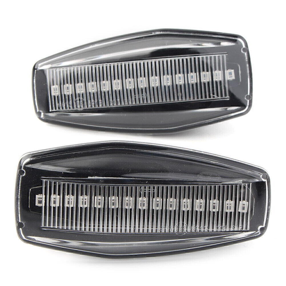 2pcs LED Dynamic Turn Signal Light for Hyundai for Elantra XD i10 Getz for Tucson Clear
