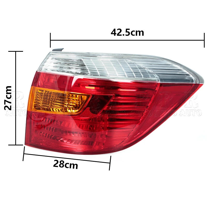 Right Tail Lamp Assembly Rear Bumper Tail Light for Toyota Highlander 2007-2010