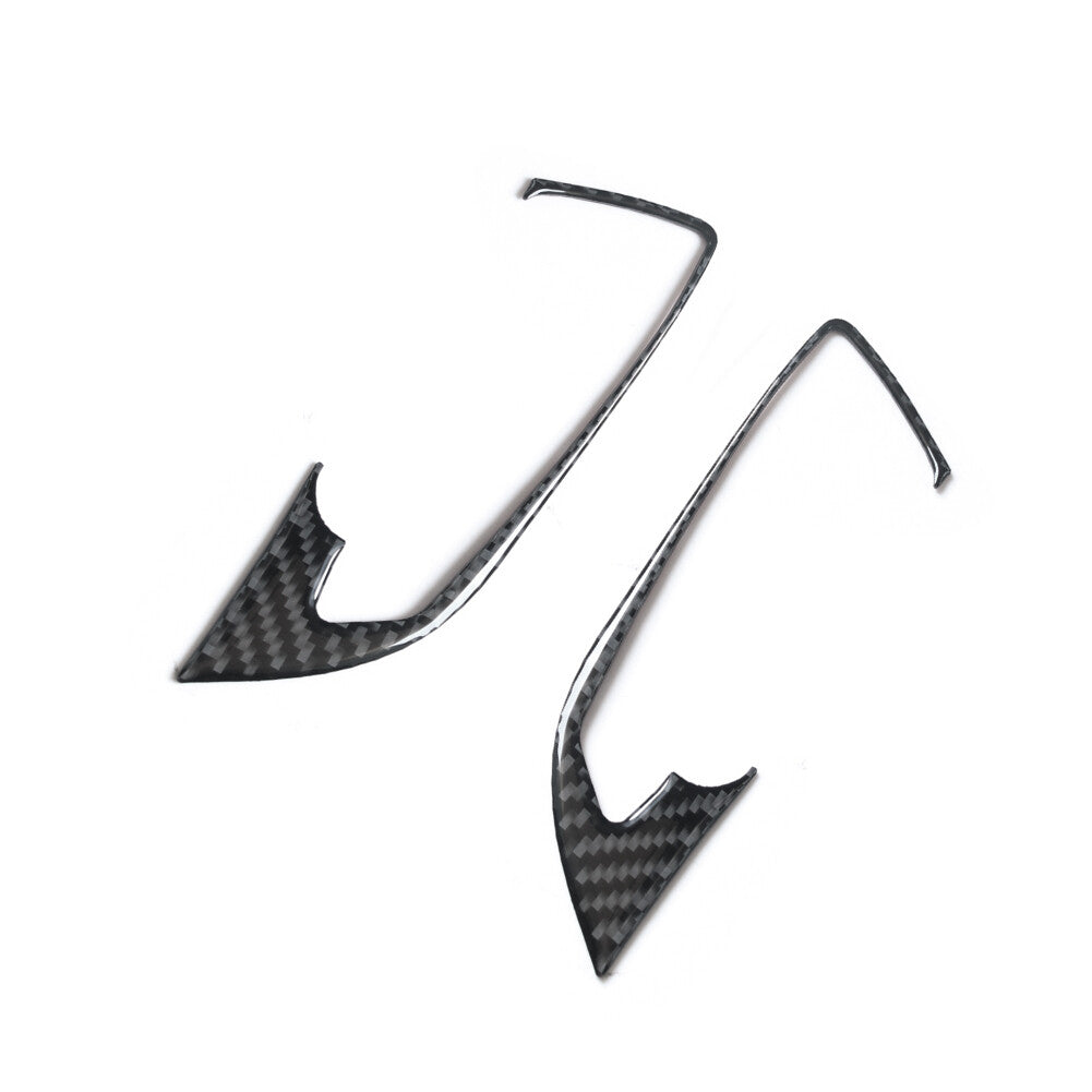2 x carbon fiber interior door handle trim for BMW Z4 E89 2009-2016