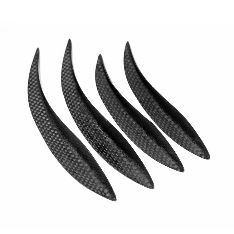 4-piece universal carbon fiber front bumper fender boiler tank modification kit