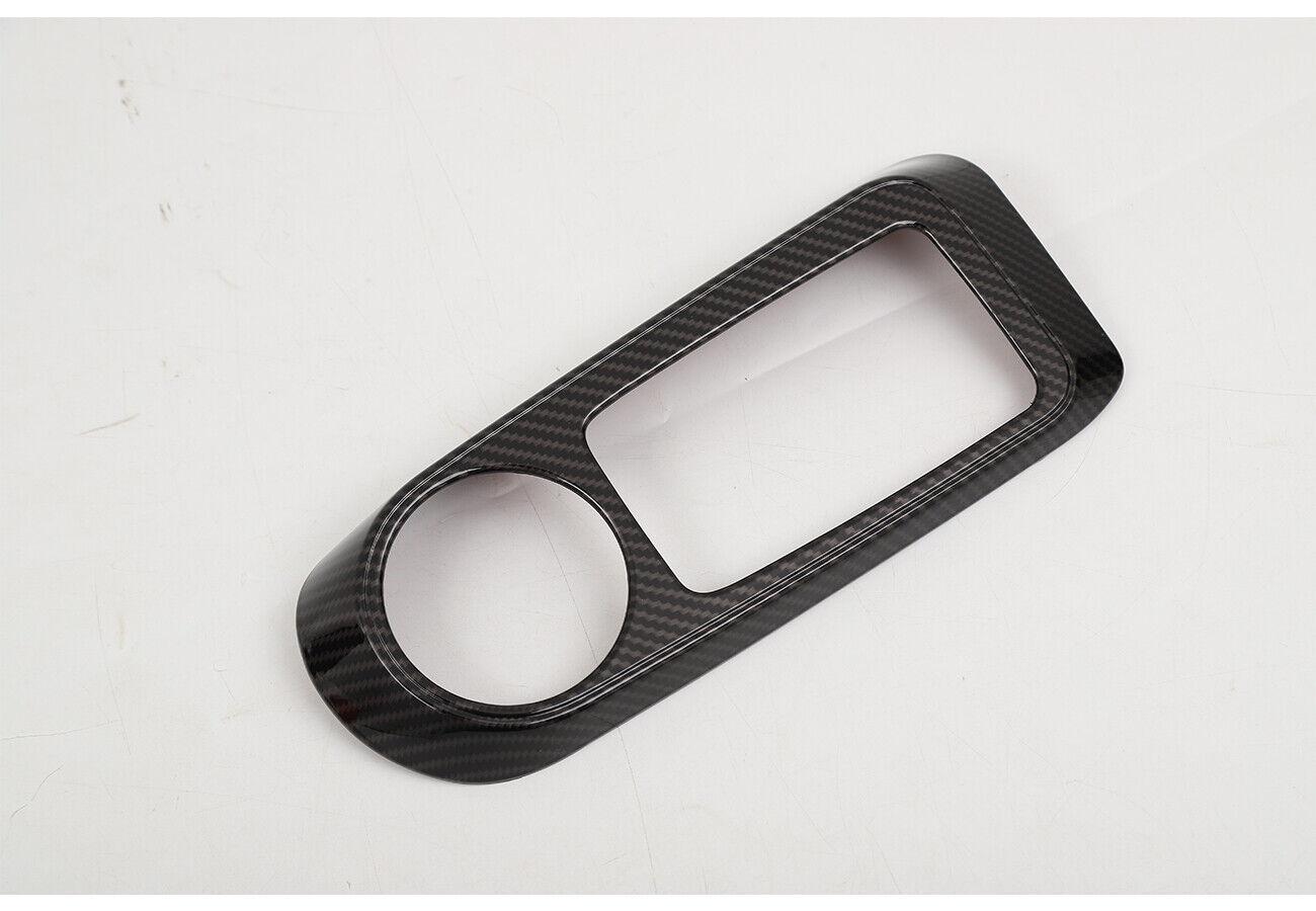 2021-2023 for Ford Bronco Gearbox Gear Shift Panel Cover Trim Carbon Fiber ABS