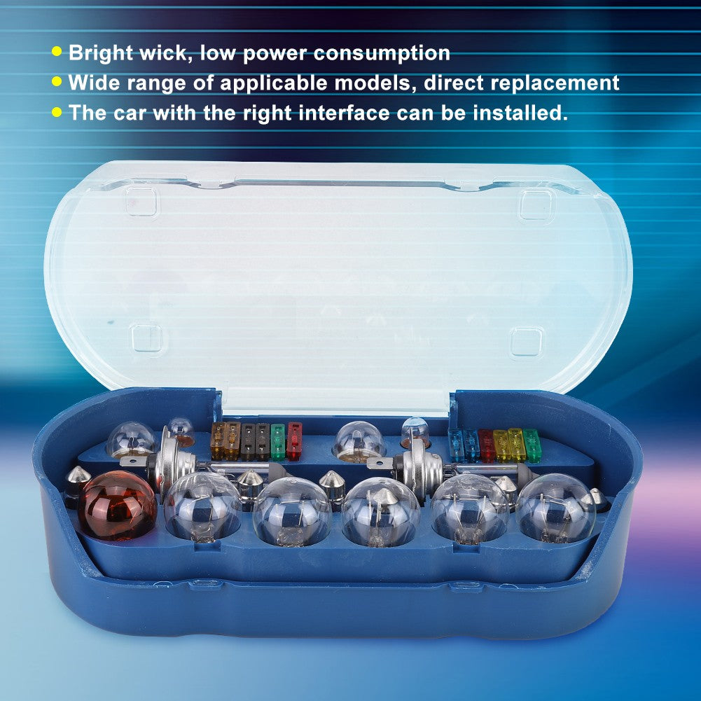 H7 Light Bulb Kit 12V 30pcs/Set Car Emergency Halogen Light Bulb Kit