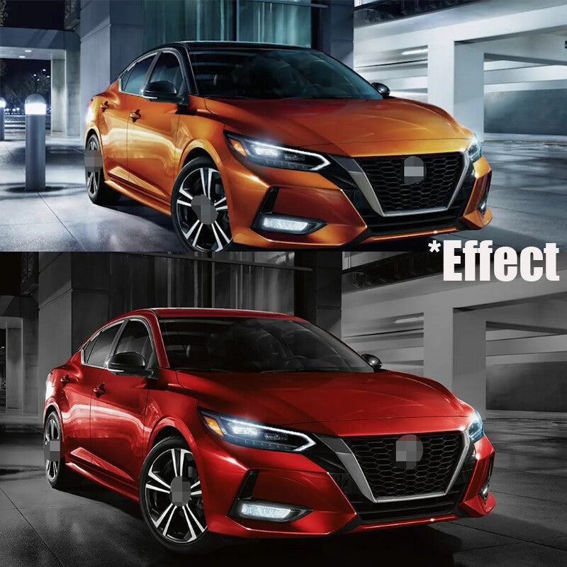 Right-hand LED headlights are available on the right passenger side of the for Nissan Sentra 2024-2025 S/SV.