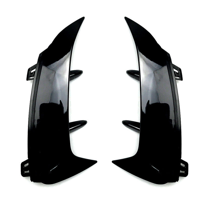 Black Rear Splitter Canard Fins Fit for Mercedes Benz A Class W177 Hatchback