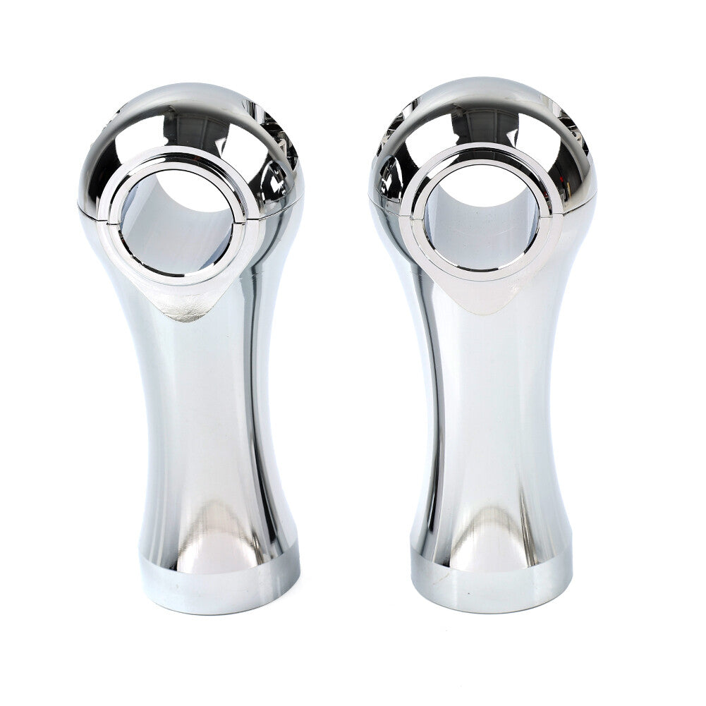 2.0 Tall CNC Handlebar Riser Clamps fit for Harley Dyna Softail Road King w/1 Bar