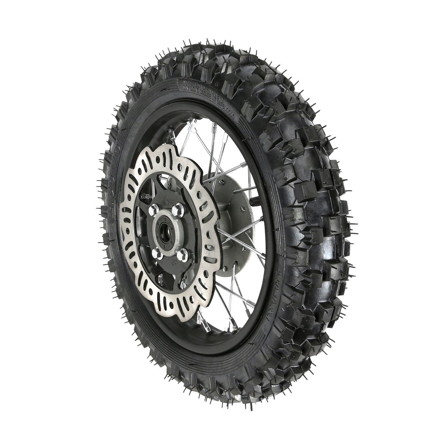 10-inch front wheel, 2.50-10 tire, rim, disc brake, motocross bike razor for CRF50, SSR70, XR50