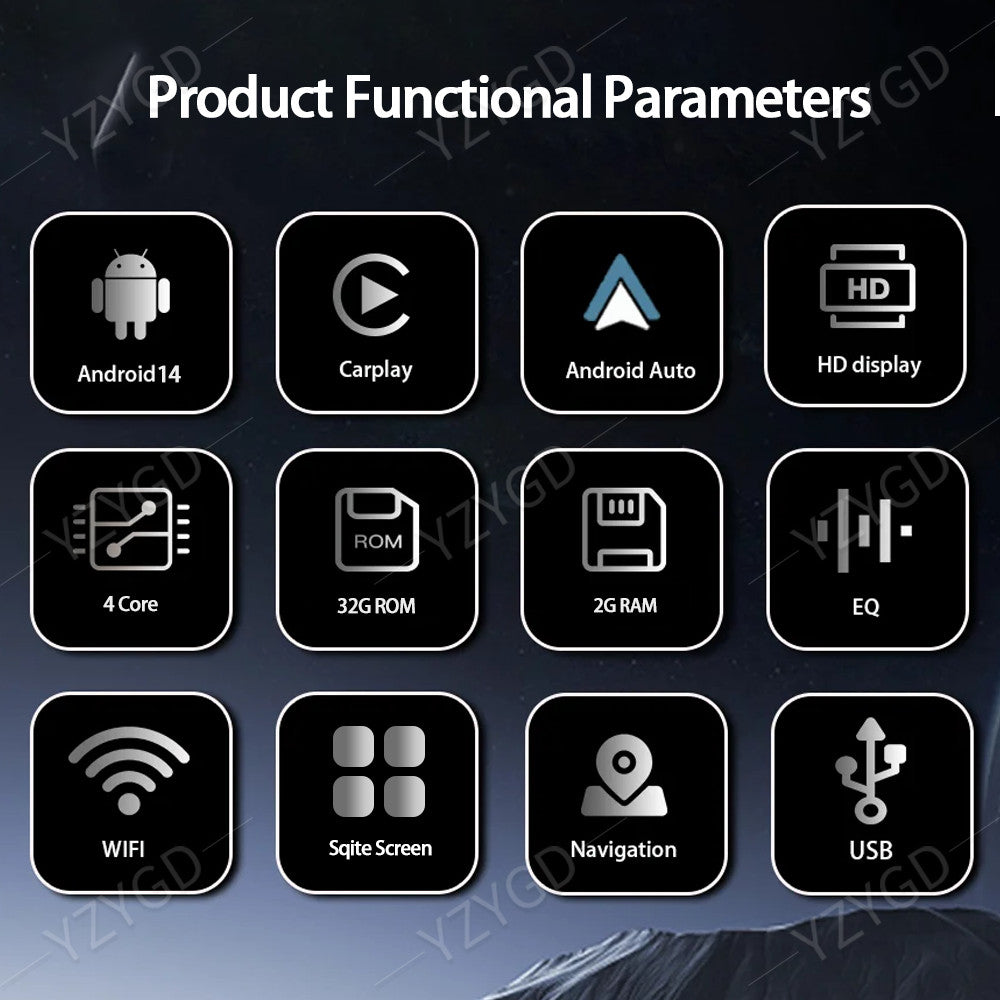 10Android Carplay for Cadillac CTS 2003-2009 Car Stereo Radio GPS Navi Screen