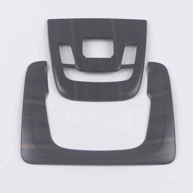 2P for Toyota BZ4X 23-2024 Wood Grain Front Reading Light Lamp Frame Cover Trim