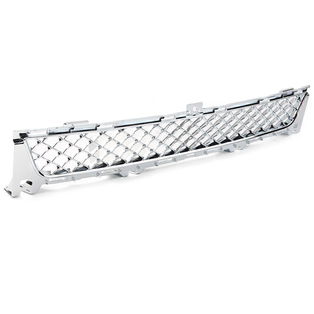 1x Silver Front Lower Bumper Grille Mesh Grill for Jaguar XJ 2010-2015 2014 2013