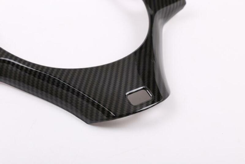 For 2005-2011 2012 for BMW 3-Series E90 Carbon Fiber Steering Wheel Frame Cover Trim