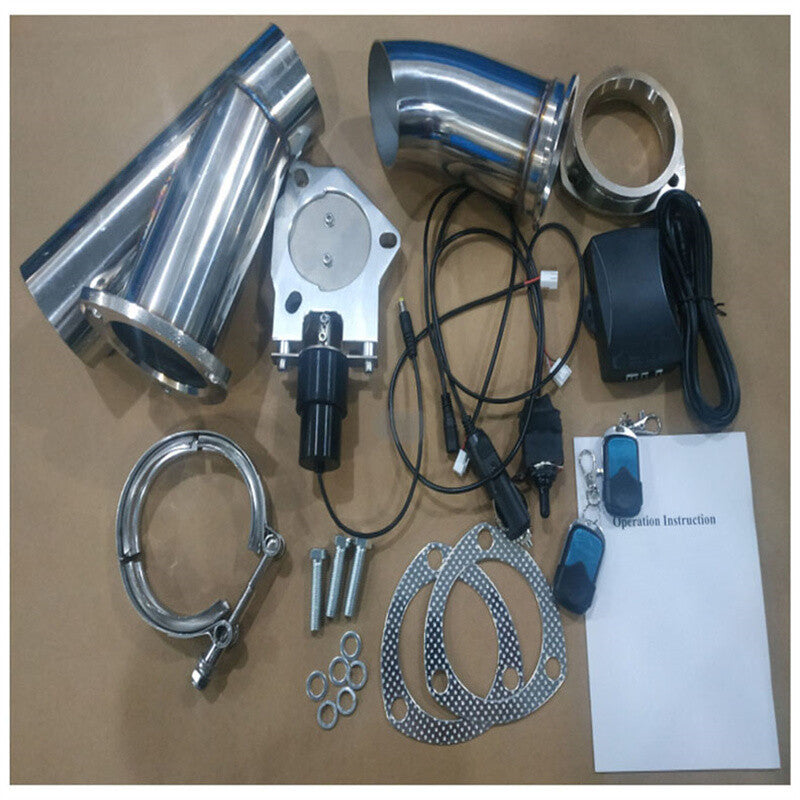 2.5 Stainless Exhaust Valve Motor Dump Valve Manual Control Wireless Remote