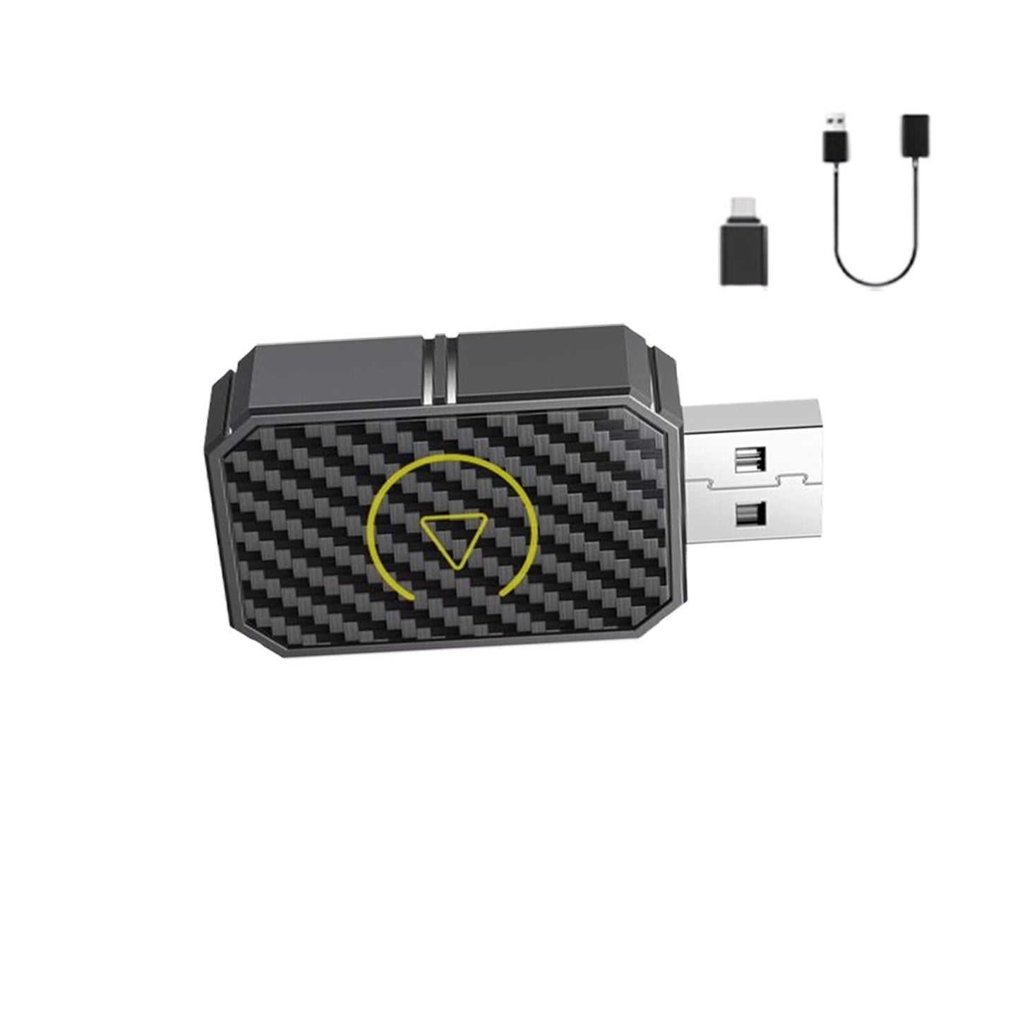 for Mini Wireless CarPlay Adapter Plug & Play Low Latency Converts Wired